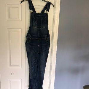 Denim overall jeans